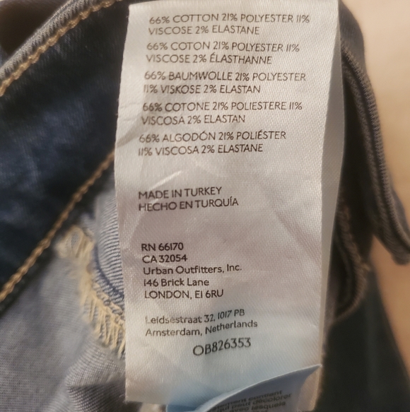 New Free People Float On Flare Wide Flare High Rise Jeans Size 26 - Picture 13 of 14